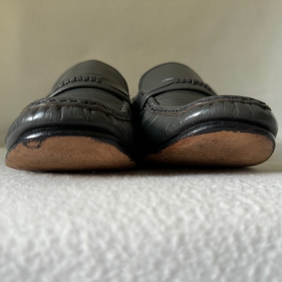 Freeman Size 7 1/2 Gray Leather Mens Dress Shoes - Picture 13 of 16